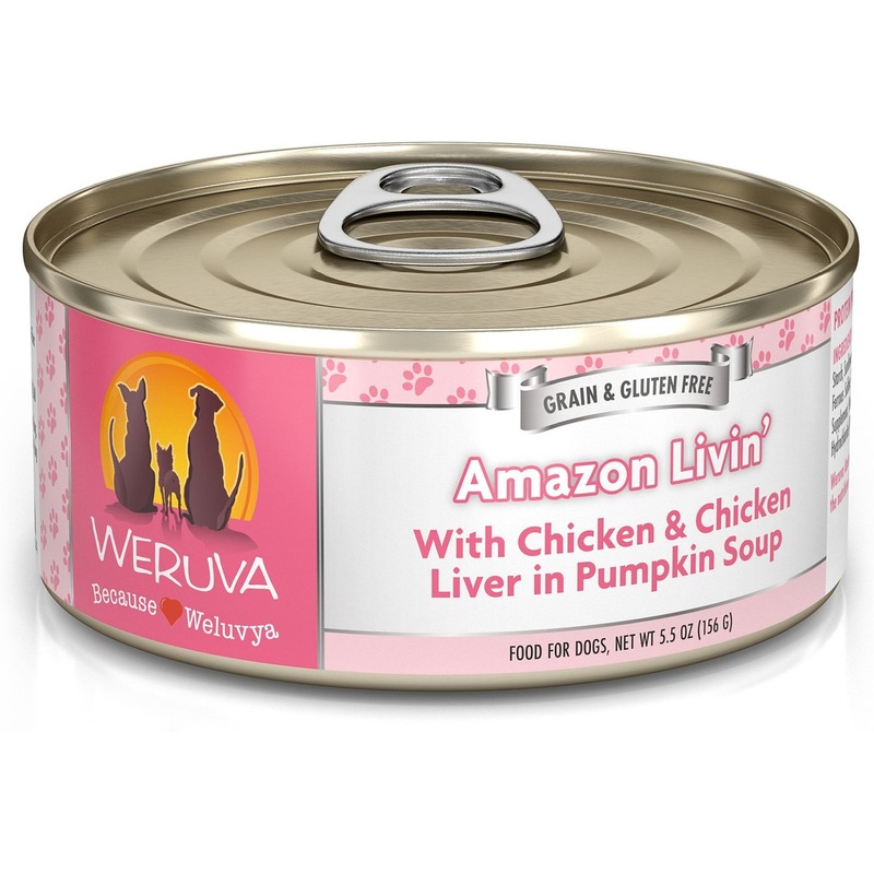 Weruva Amazon Liver with Chicken, Chicken Liver & Pumpkin Soup Canned Dog Food