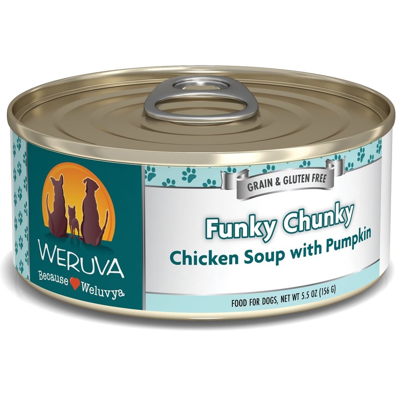 Weruva Funky Chunky Chicken Soup with Pumpkin Canned Dog Food