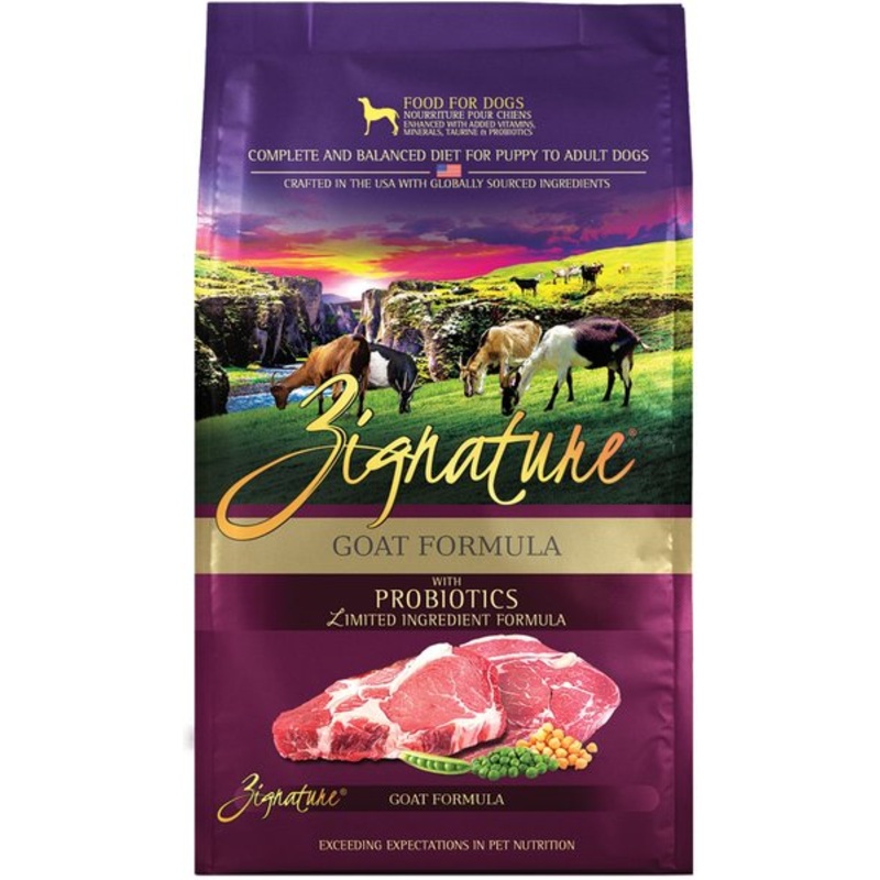Zignature Limited Ingredient Diet Grain Free Goat Recipe Dry Dog Food
