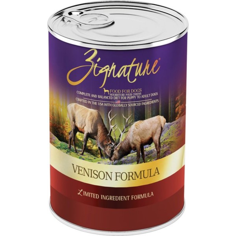 Zignature Limited Ingredient Diet Grain Free Venison Formula Canned Dog Food