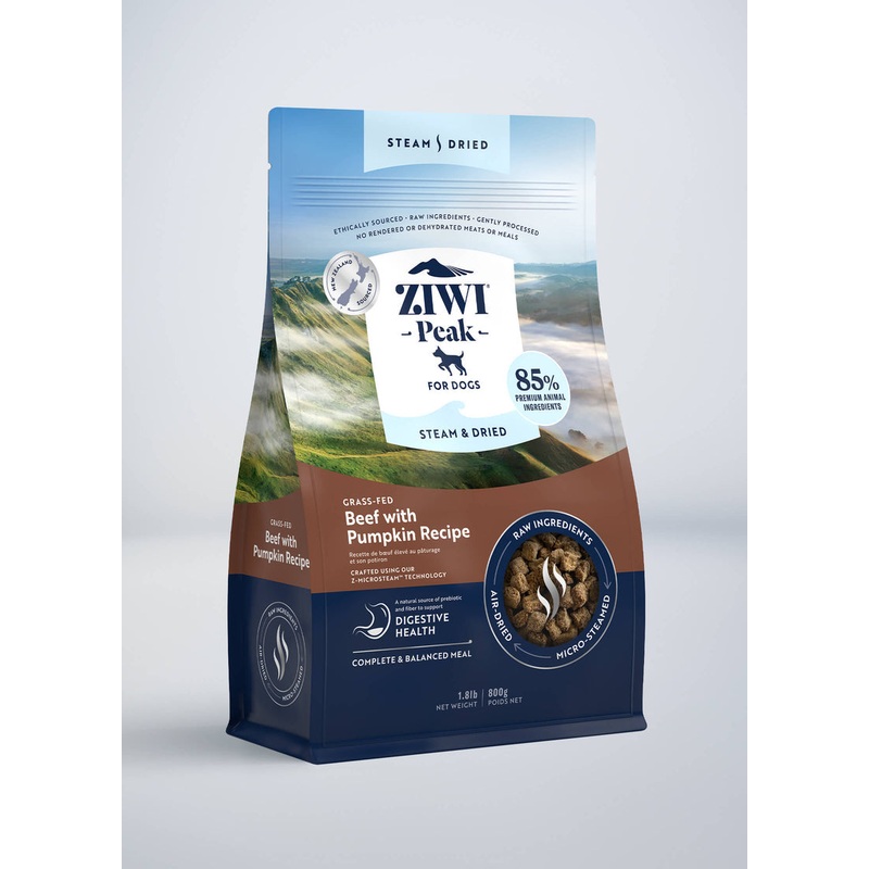 ZIWI Peak Steam & Dried Beef with Pumpkin Recipe Air-Dried Dog Food