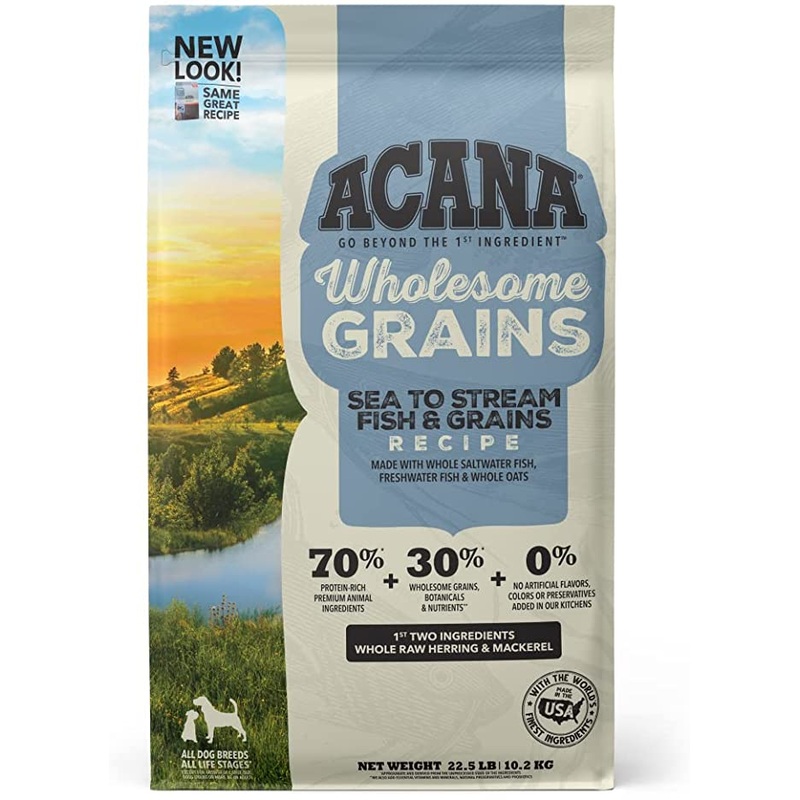 ACANA Wholesome Grains Sea to Stream Fish & Grains Dry Dog Food