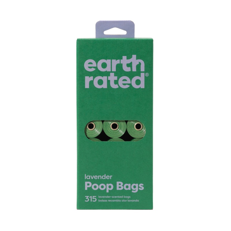 Earth Rated 315 Bags on 21 Refill Rolls, Lavender
