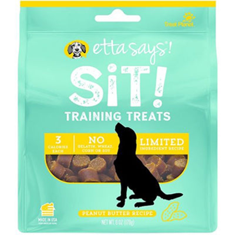 Etta Says Sit! Training Treats Peanut Butter Recipe Dog Treats