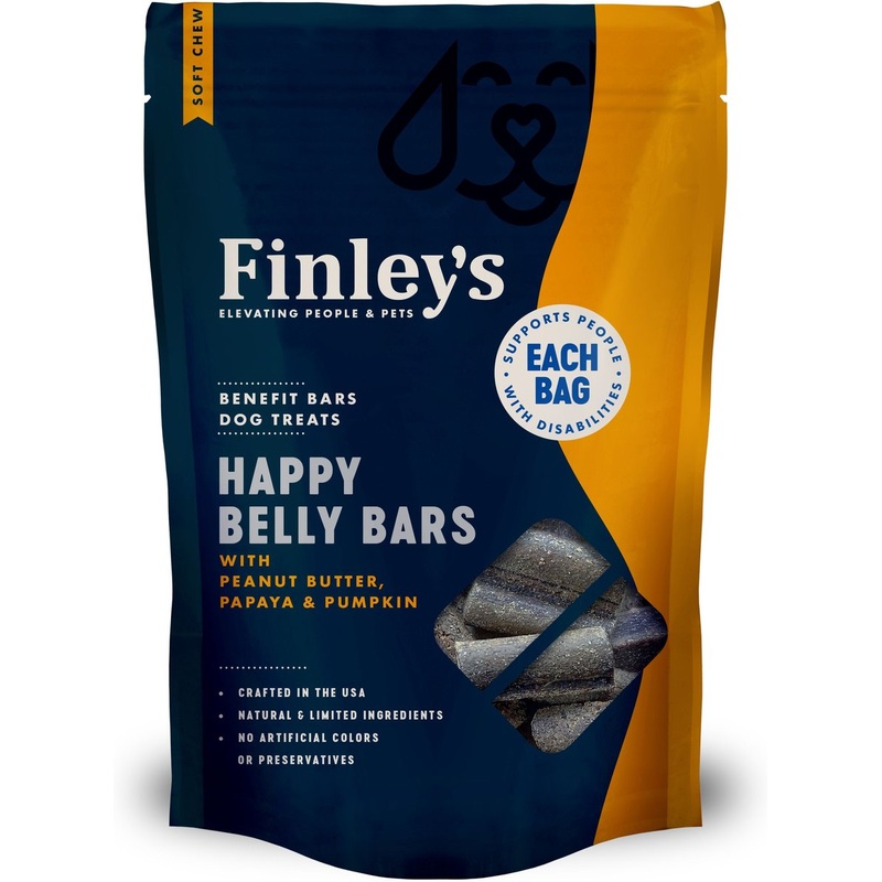 Finley's Barkery Happy Belly Benefit Bars Dog Treats