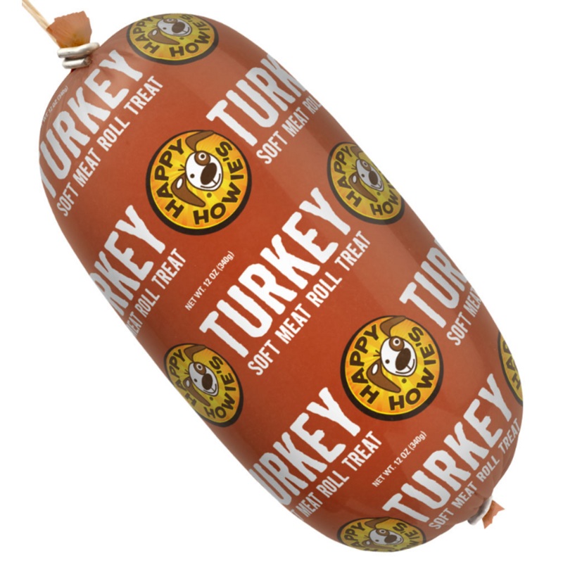 Happy Howie's Turkey Meat Roll Soft Dog Treat