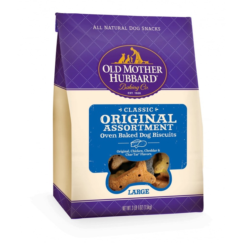 Old Mother Hubbard Mothers Solutions Crunchy Natural Original Assortment Large Biscuits Dog Treats
