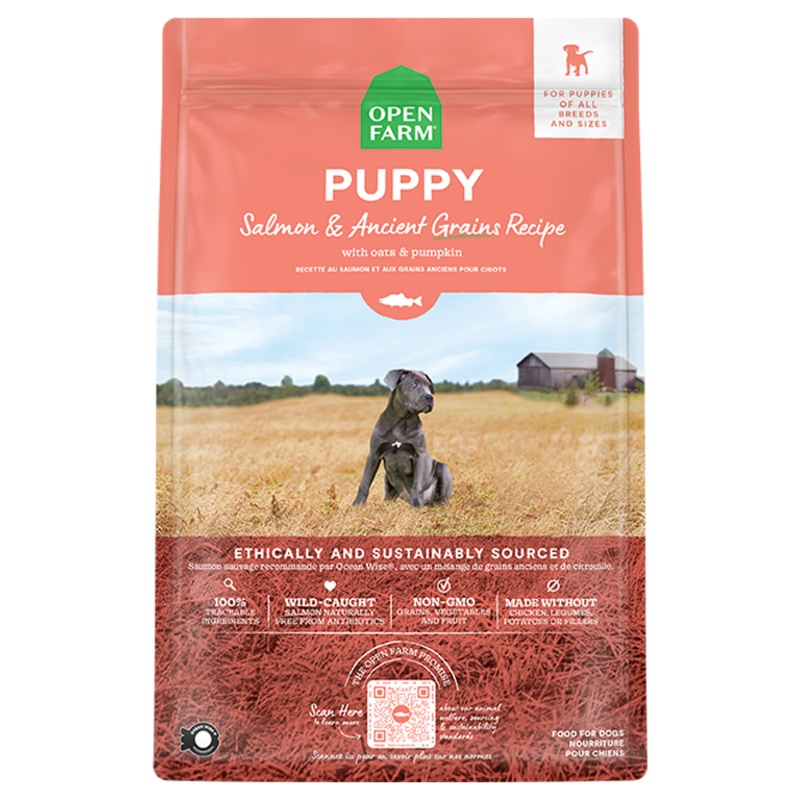 Open Farm Ancient Grains Salmon Puppy Dry Dog Food