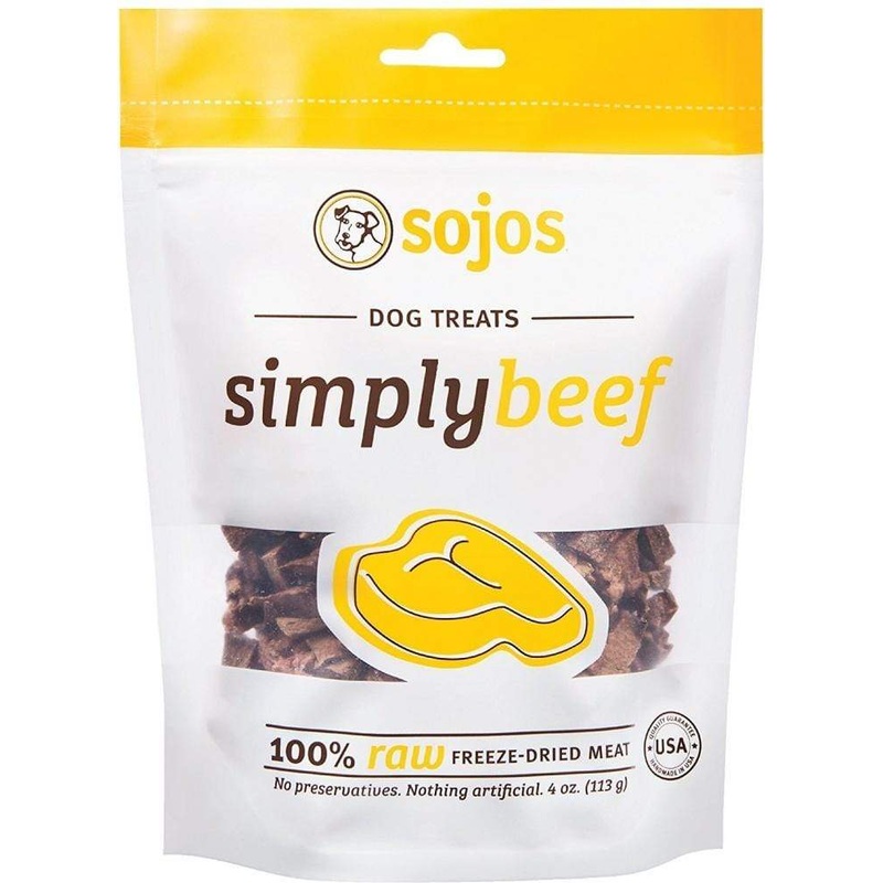 Sojos Simply Beef Freeze Dried Dog Treats