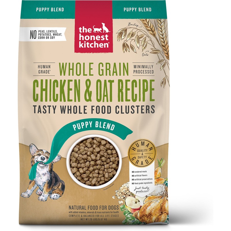 The Honest Kitchen Whole Food Clusters For Puppies - Whole Grain Chicken Dry Dog Food