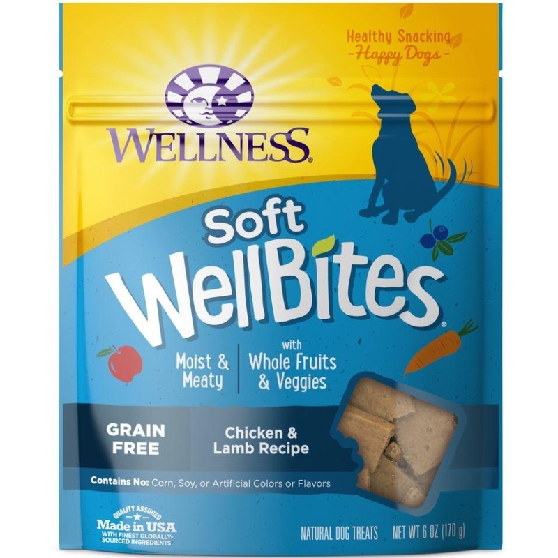 Wellness Natural Grain Free Wellbites Chicken and Lamb Recipe Dog Treats