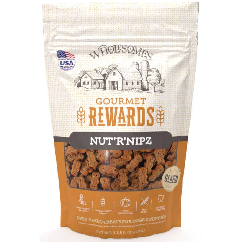 Wholesomes Nut'R'Nipz Dog Biscuit Treats