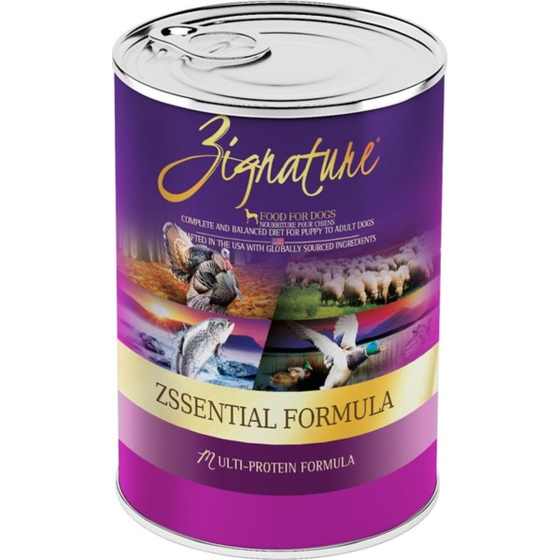 Zignature Grain Free Zssential Multi-Protein Recipe Single Canned Dog Food