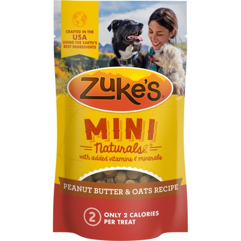 Zuke's Mini Naturals Peanut Butter & Oats Dog Treats