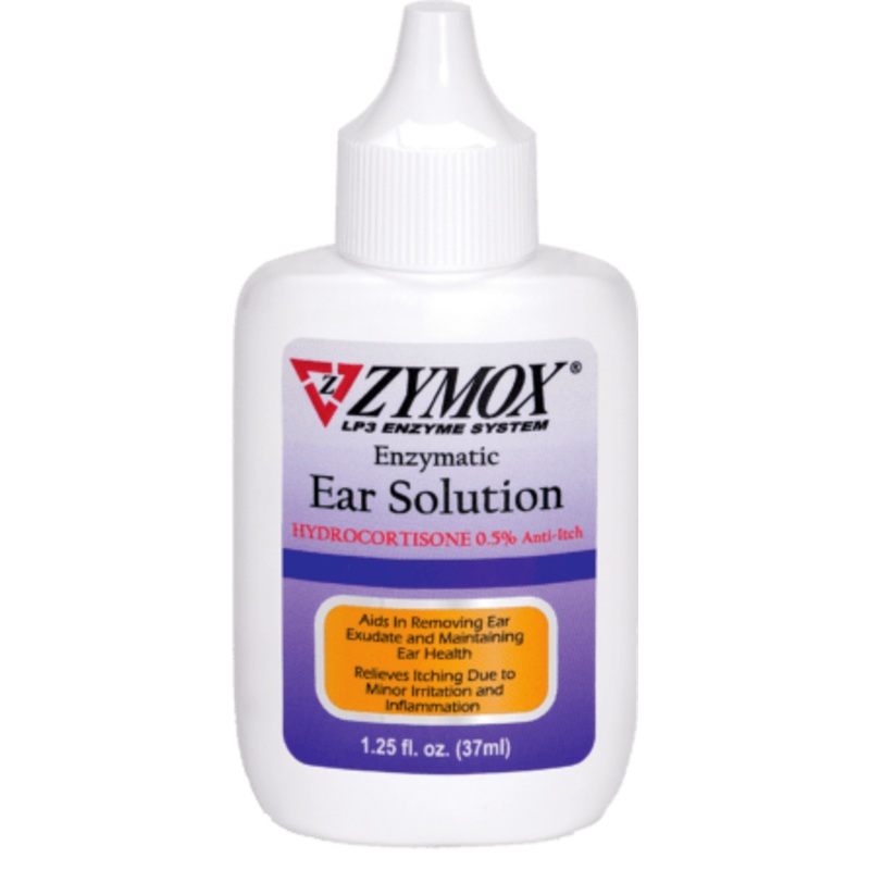 Zymox Enzymatic Ear Solution With 0.5% Hydrocortisone for Dogs