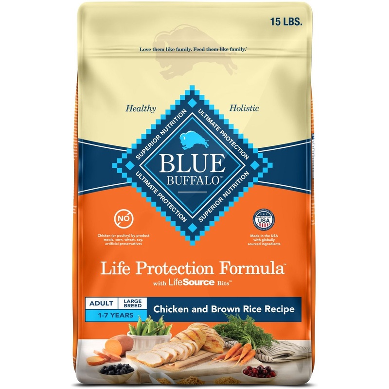 Blue Buffalo Life Protection Natural Chicken & Brown Rice Recipe Large Breed Adult Dry Dog Food