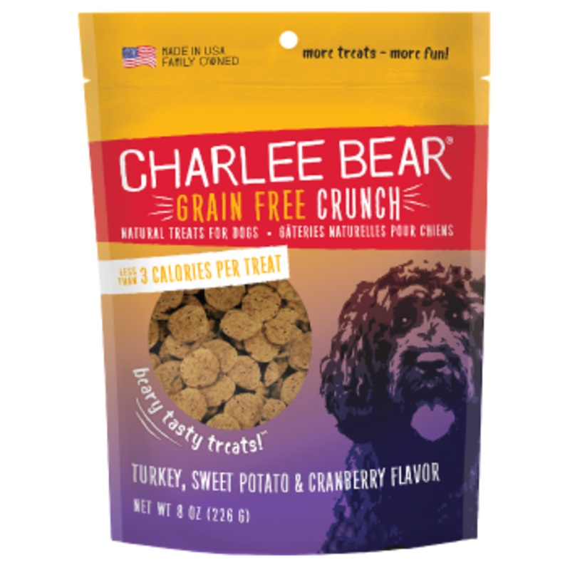 Charlee Bear Bear Crunch Grain Free Turkey Sweet Potato & Cranberry
