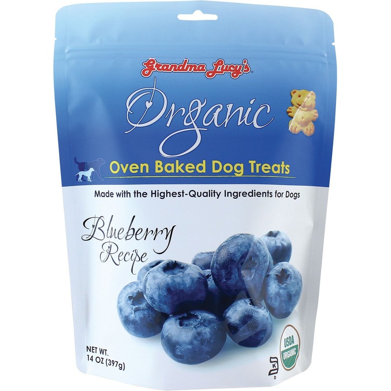 Grandma Lucy's Organic Oven Baked Blueberry Flavor Dog Treats