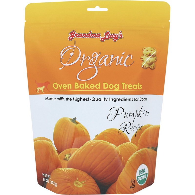 Grandma Lucy's Organic Oven Baked Pumpkin Flavor Dog Treats