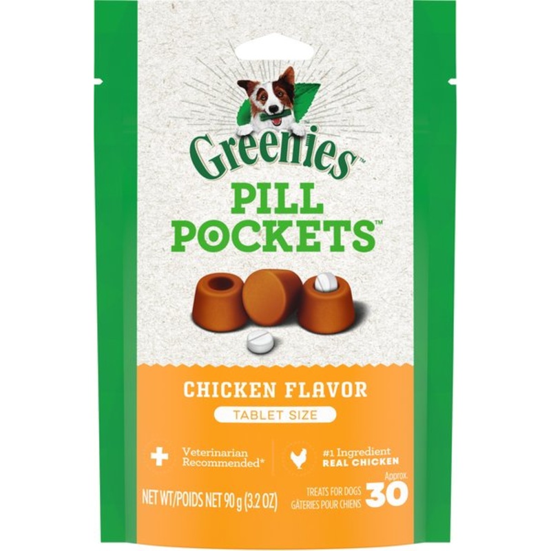 Greenies Pill Pockets Canine Chicken Flavor Dog Treats