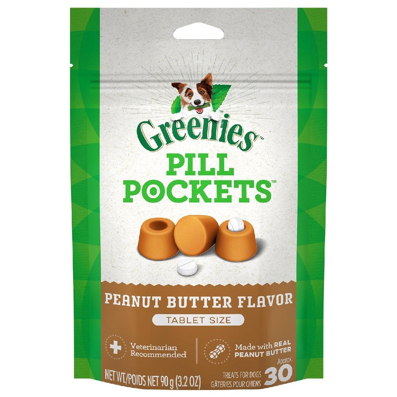 Greenies Pill Pockets Canine Peanut Butter Flavor Dog Treats