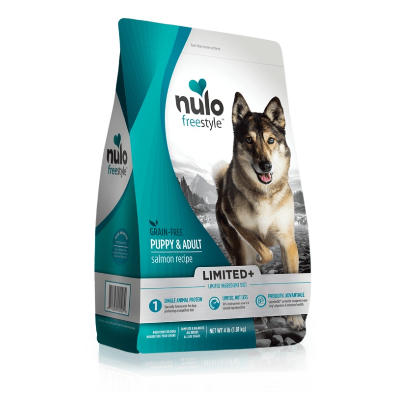 Nulo FreeStyle Limited+ Grain Free Salmon Recipe Puppy & Adult Dry Dog Food