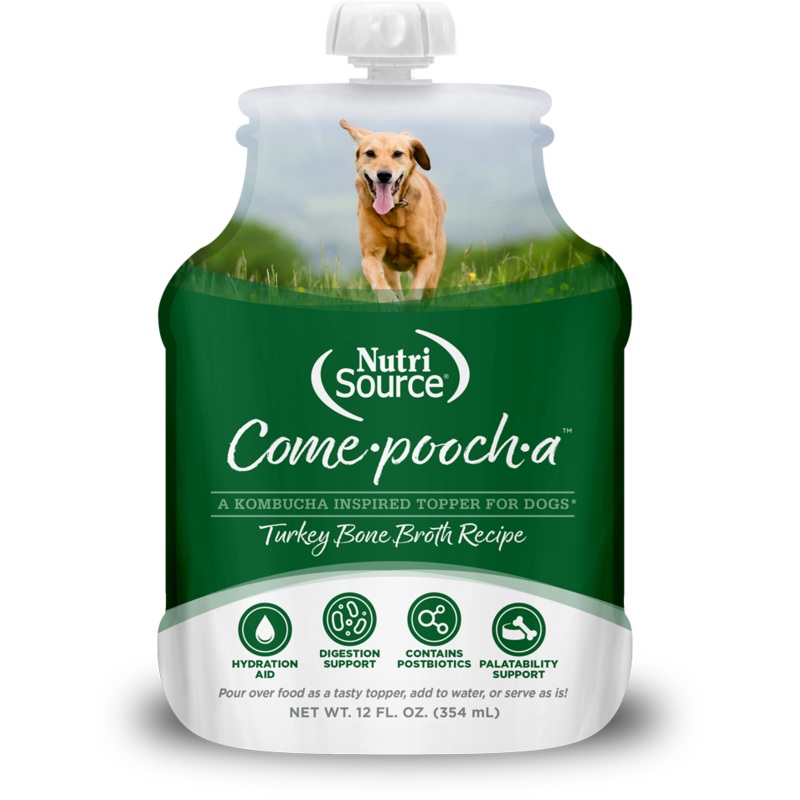 NutriSource Come-Pooch-a Turkey Bone Broth for Dogs