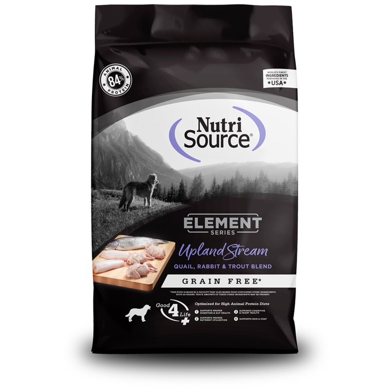 NutriSource Element Series Upland Stream Grain Free Recipe Dry Dog Food