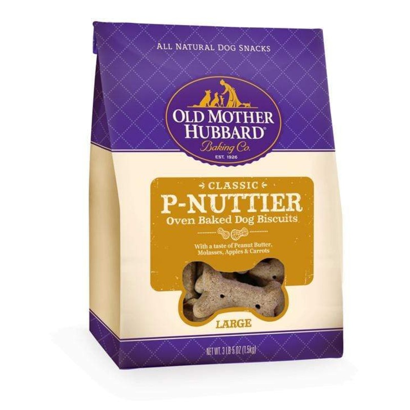 Old Mother Hubbard Crunchy Classic Natural P-Nuttier Large Biscuits Dog Treats