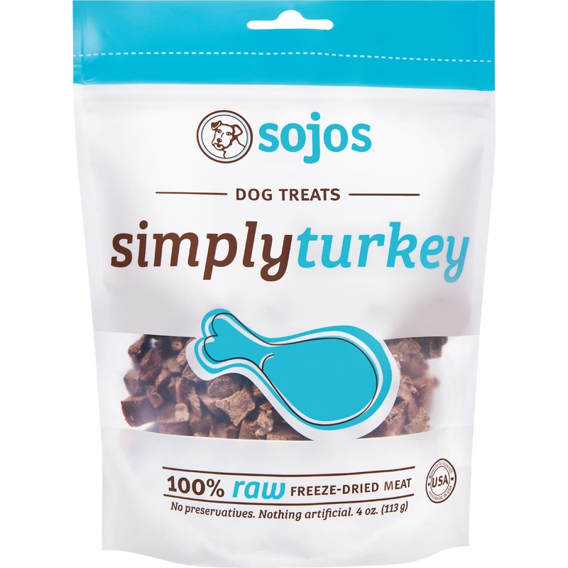Sojos Simply Turkey Freeze Dried Dog Treats
