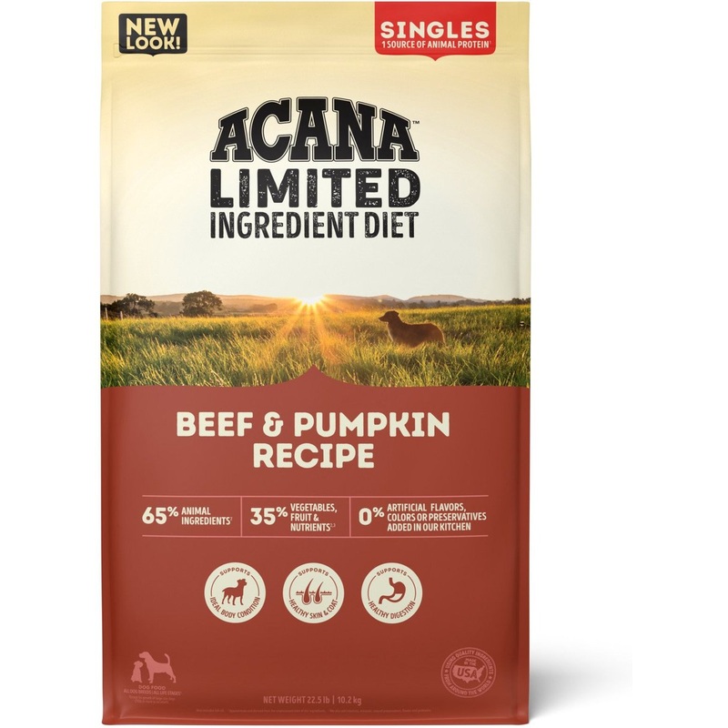 ACANA Singles Beef & Pumpkin Recipe Grain Free Dry Dog Food