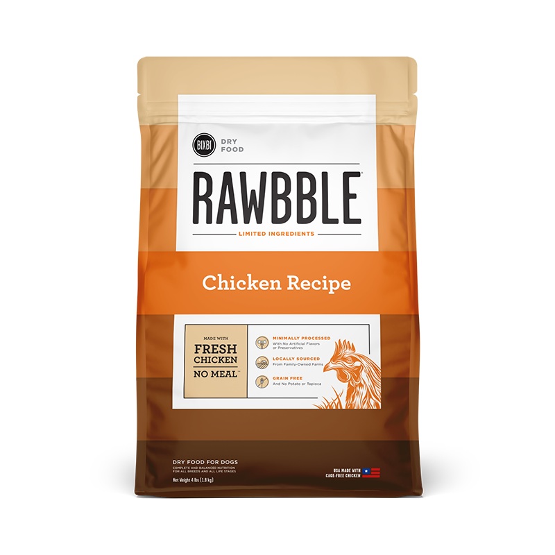 Bixbi Rawbble Grain-Free Chicken Recipe Dry Dog Food