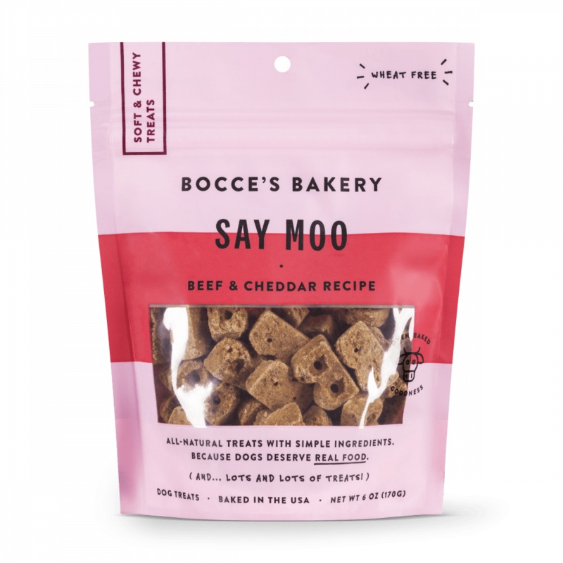 Bocce's Bakery Every Day Say Moooo Soft & Chewy Dog Treats