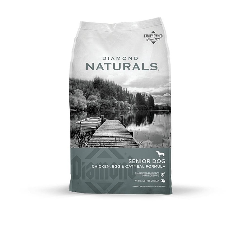 Diamond Naturals Senior Chicken with Egg & Oatmeal Dry Dog Food