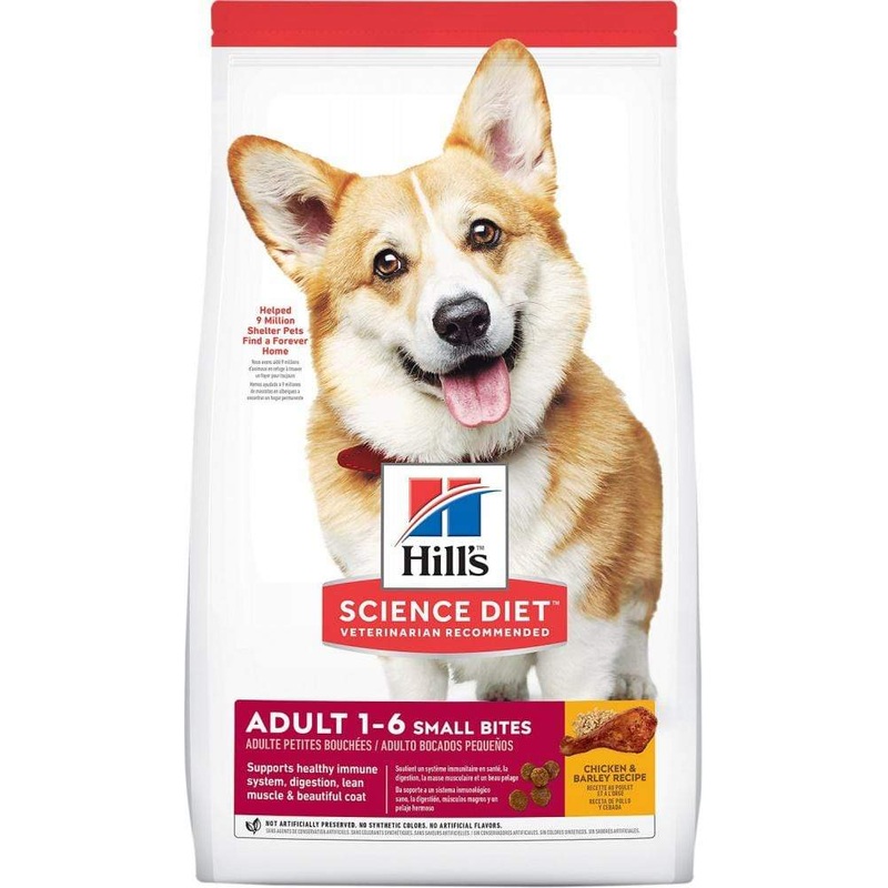 Hill's Science Diet Adult Small Bites Chicken & Barley Recipe Dry Dog Food