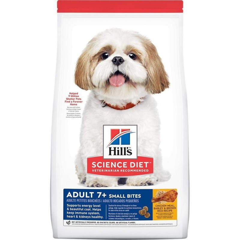 Hill's Science Diet Senior 7+ Small Bites Chicken Meal, Barley & Brown Rice Recipe Dry Dog Food
