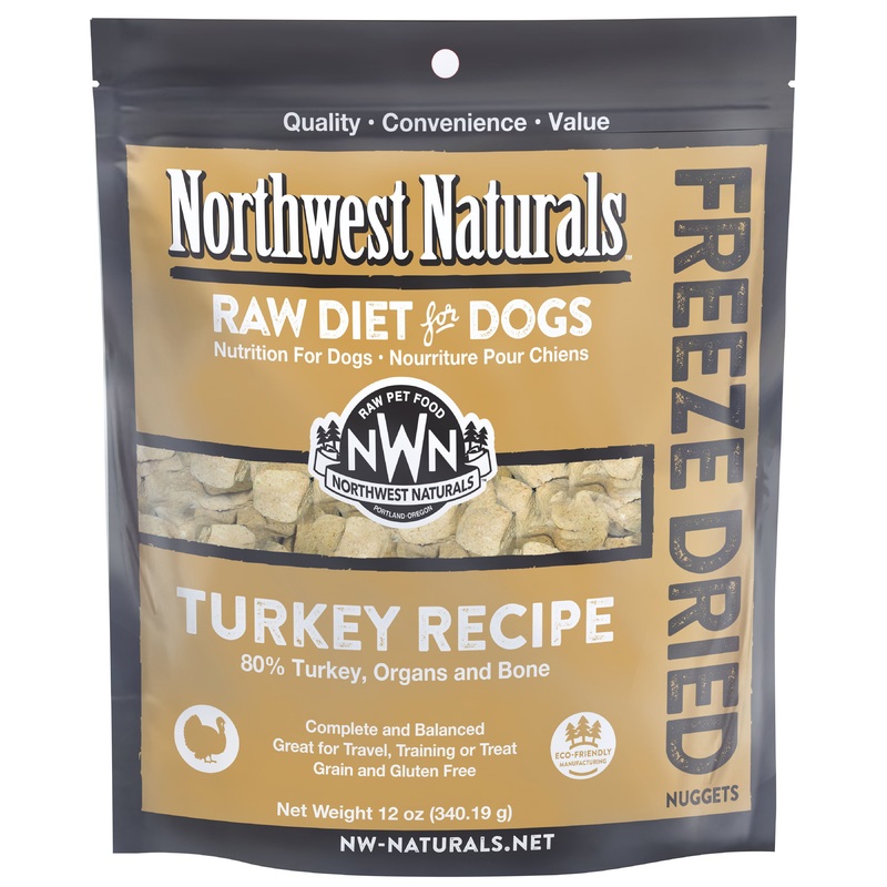 Northwest Naturals Freeze-Dried Raw Turkey Nuggets Dog Food