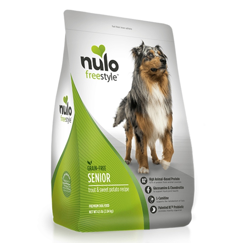 Nulo FreeStyle Grain Free Trout & Sweet Potato Senior Recipe Dry Dog Food