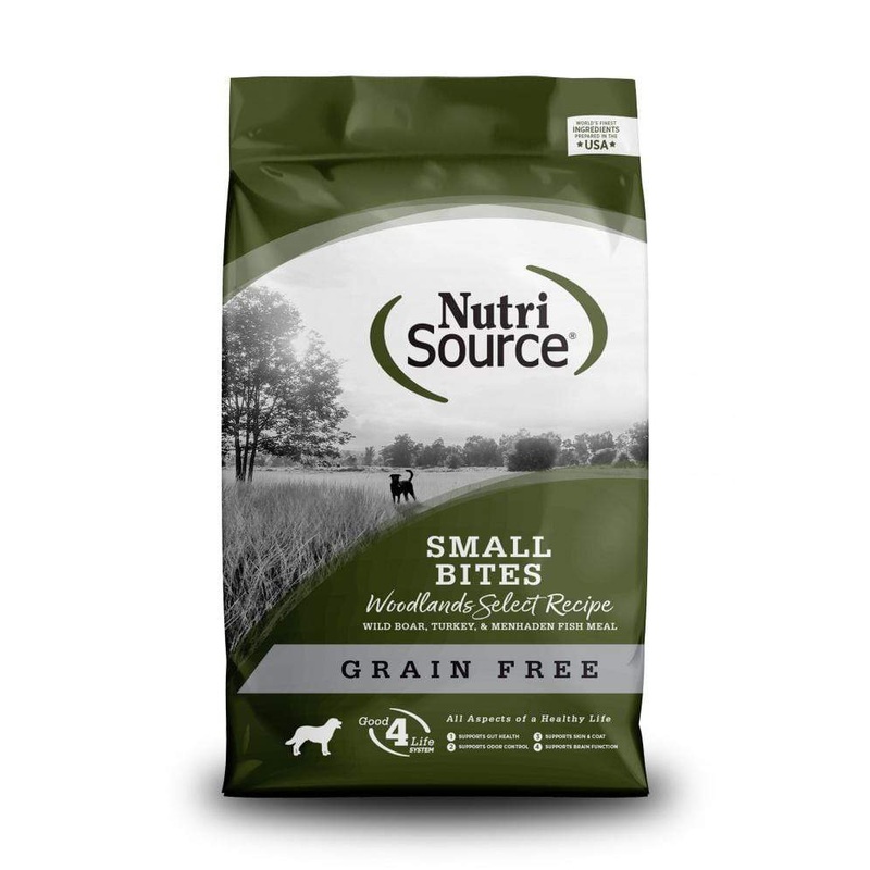 NutriSource Grain Free Woodlands Select Small Bites Dry Dog Food
