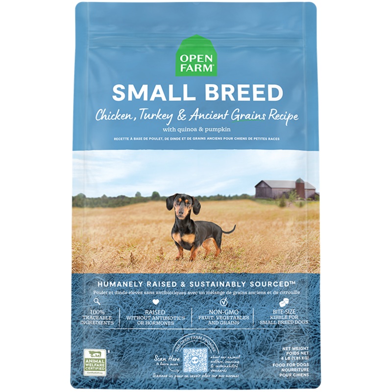 Open Farm Ancient Grains Small Breed Chicken and Turkey Recipe Dog Food