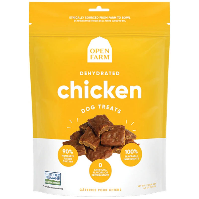 Open Farm Dehydrated Grain Free Chicken Dog Treats