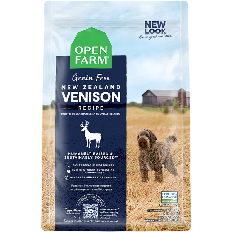 Open Farm Grain-Free New Zealand Venison Dry Dog Food