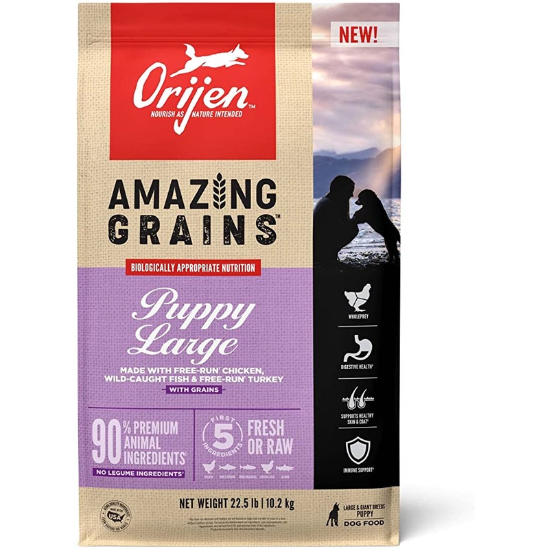Orijen Amazing Grains Large Breed Puppy Dry Dog Food