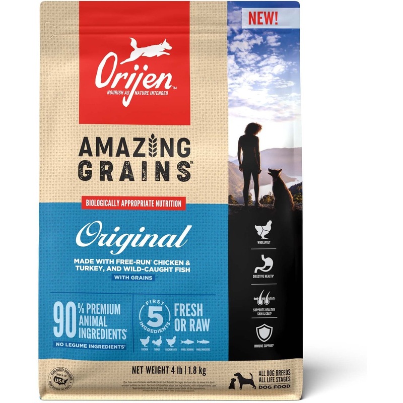 Orijen Amazing Grains Original Dry Dog Food