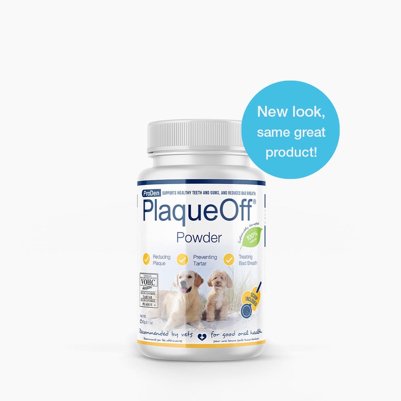 Proden PlaqueOff Dental Powder Supplement for Dogs