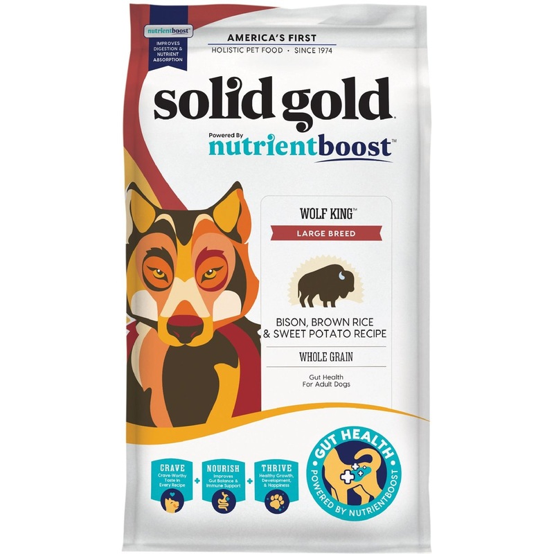 Solid Gold NutrientBoost Wolf King Bison Recipe Dry Dog Food