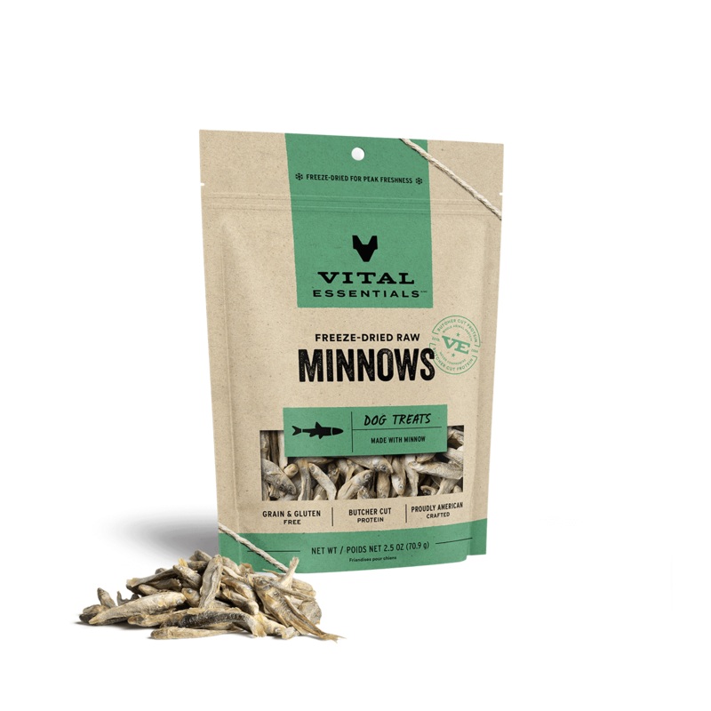 Vital Essentials Freeze-Dried Minnows Dog Treats