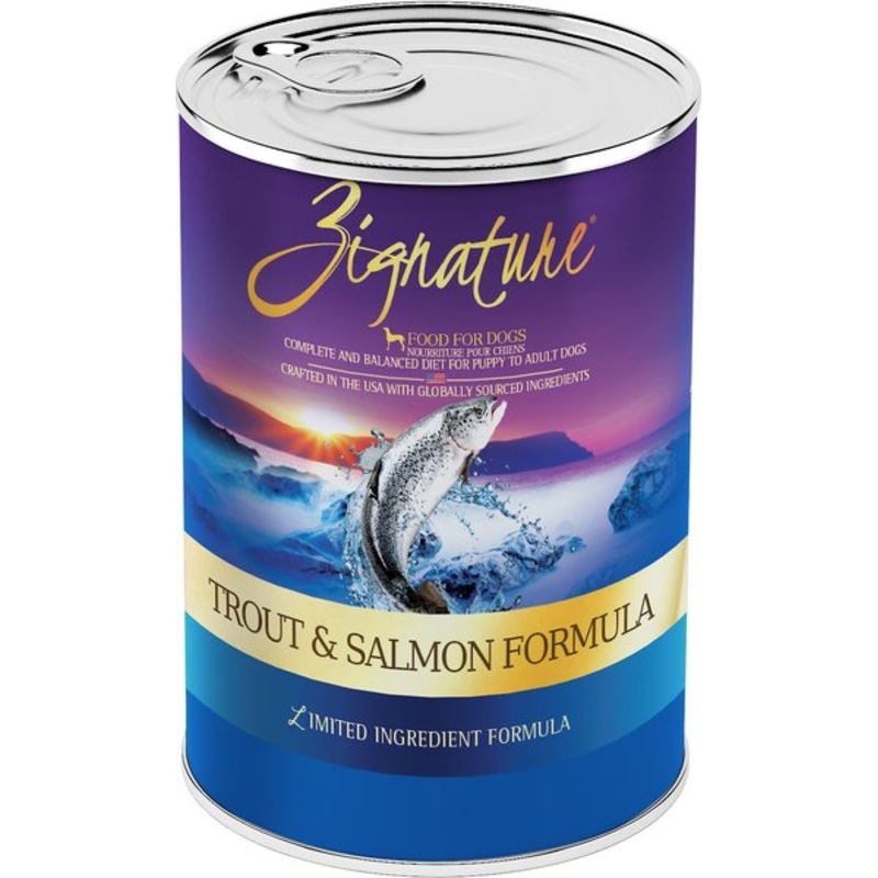 Zignature Trout and Salmon Limited Ingredient Formula Canned Dog Food