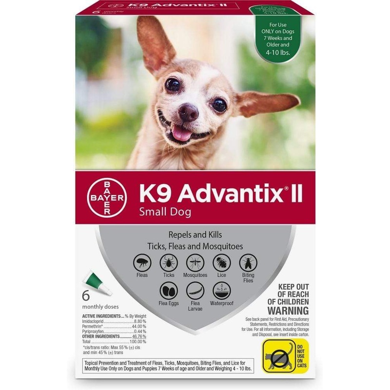 Bayer K9 Advantix II for Small Dogs