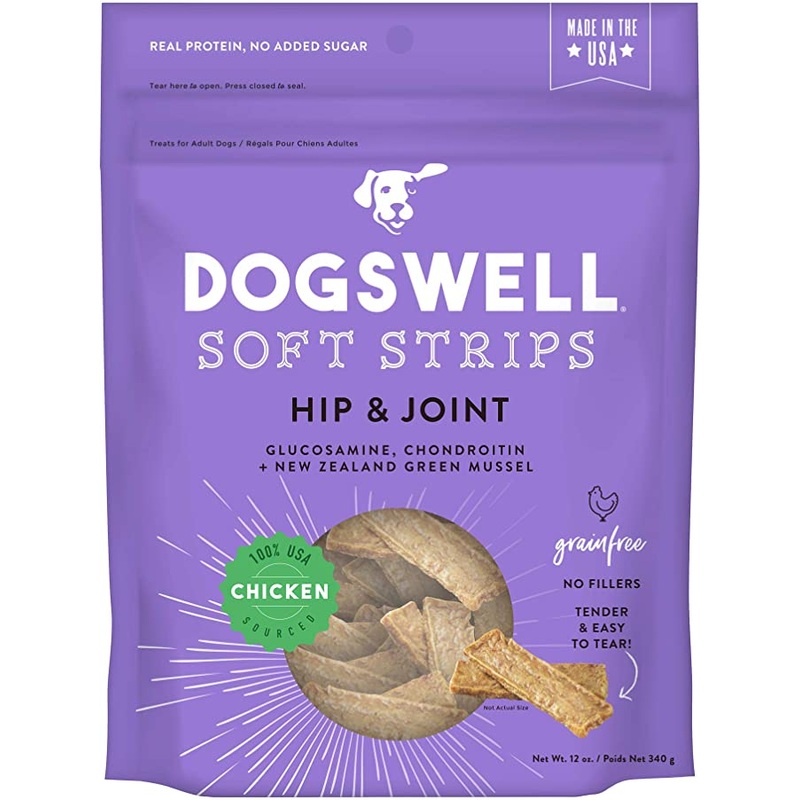 Dogswell Hip & Joint Chicken Soft Strips Dog Treats